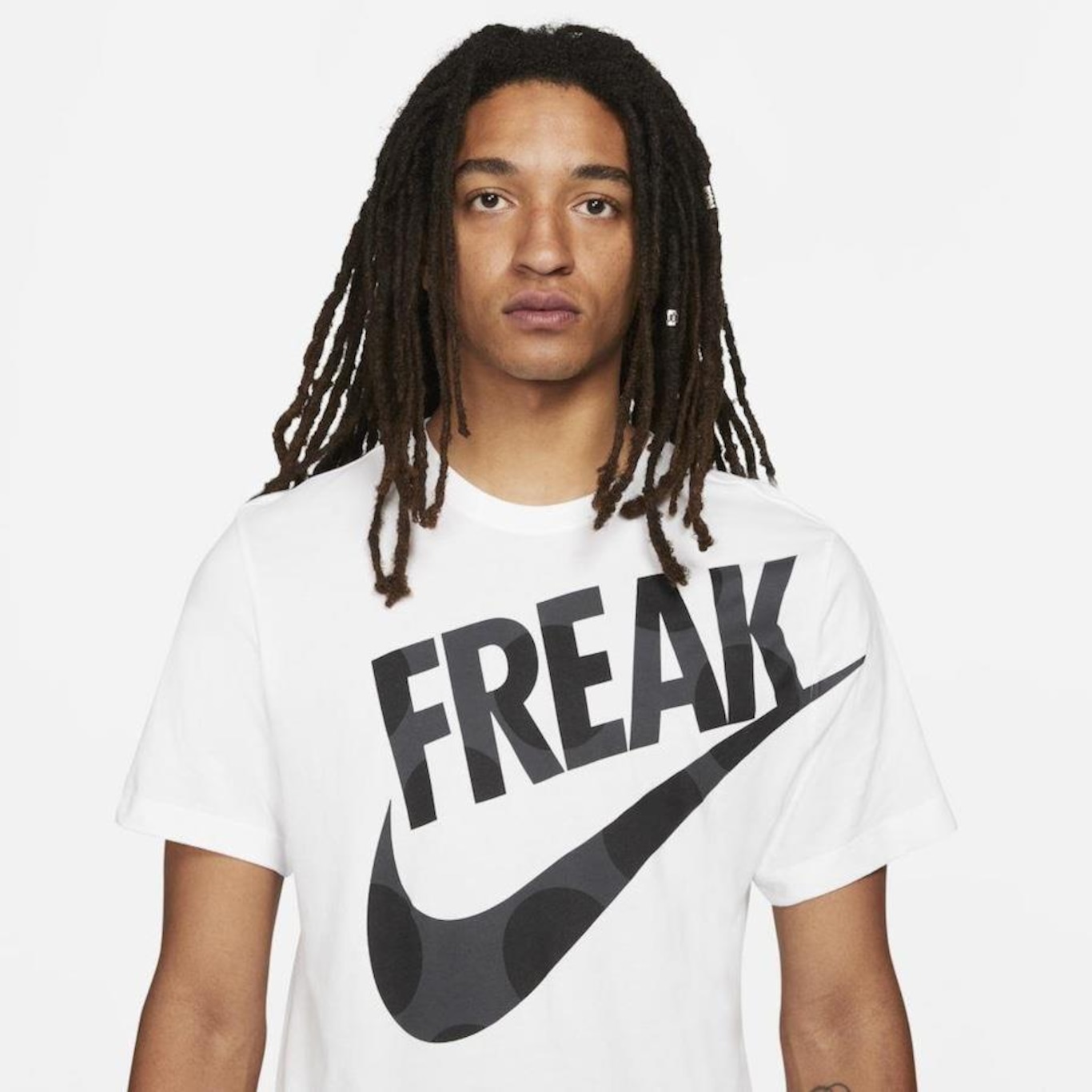 Camiseta Nike Giannis Dri-FIT 'Freak' Hombre Blanco BV8265-100