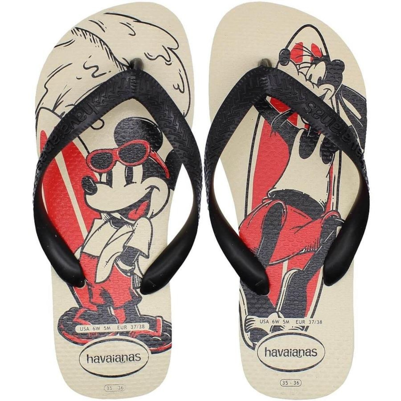 Chinelo Havaianas Top Disney - Feminino - Foto 1