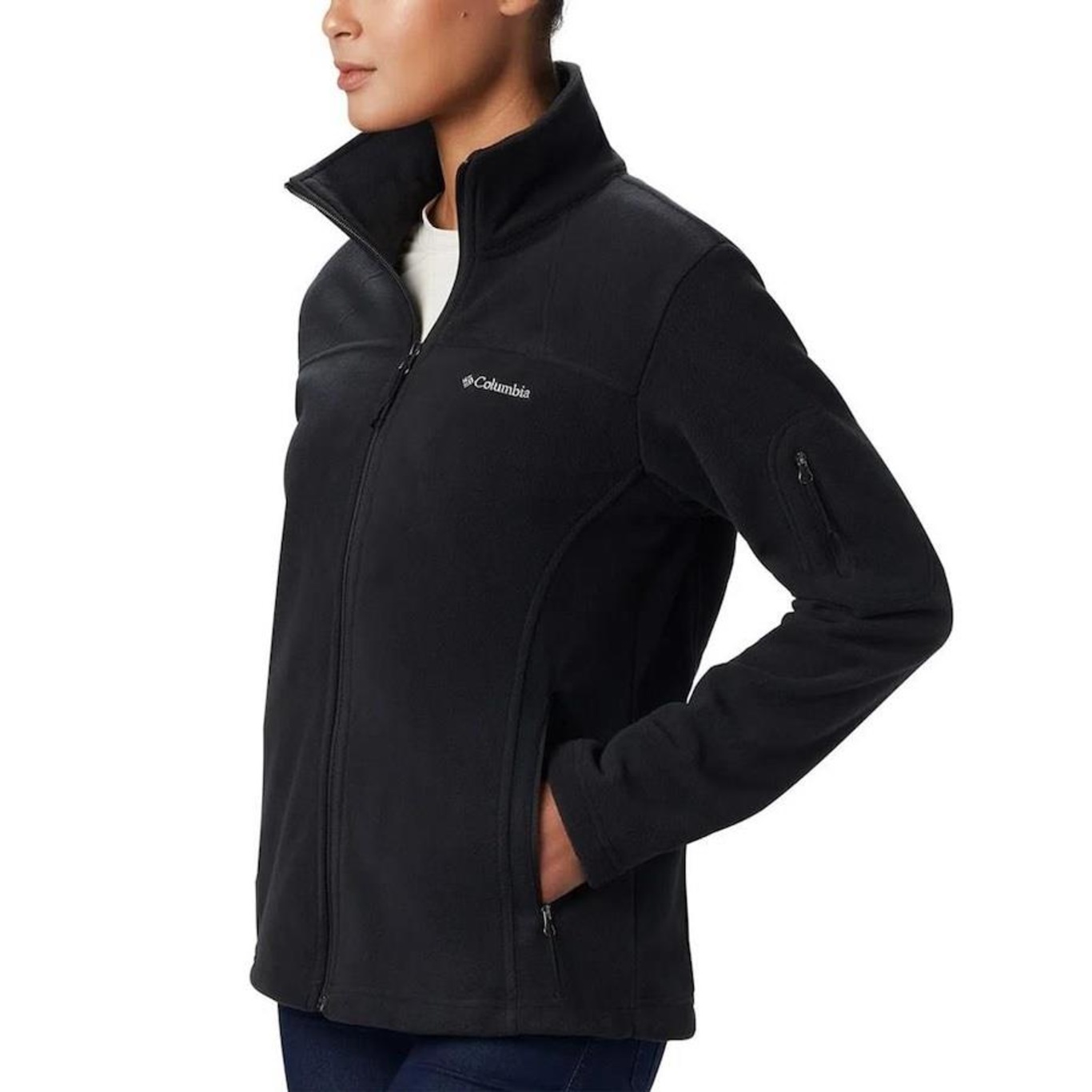 Jaqueta Fleece Columbia Fast Trek II - Feminina - Foto 3