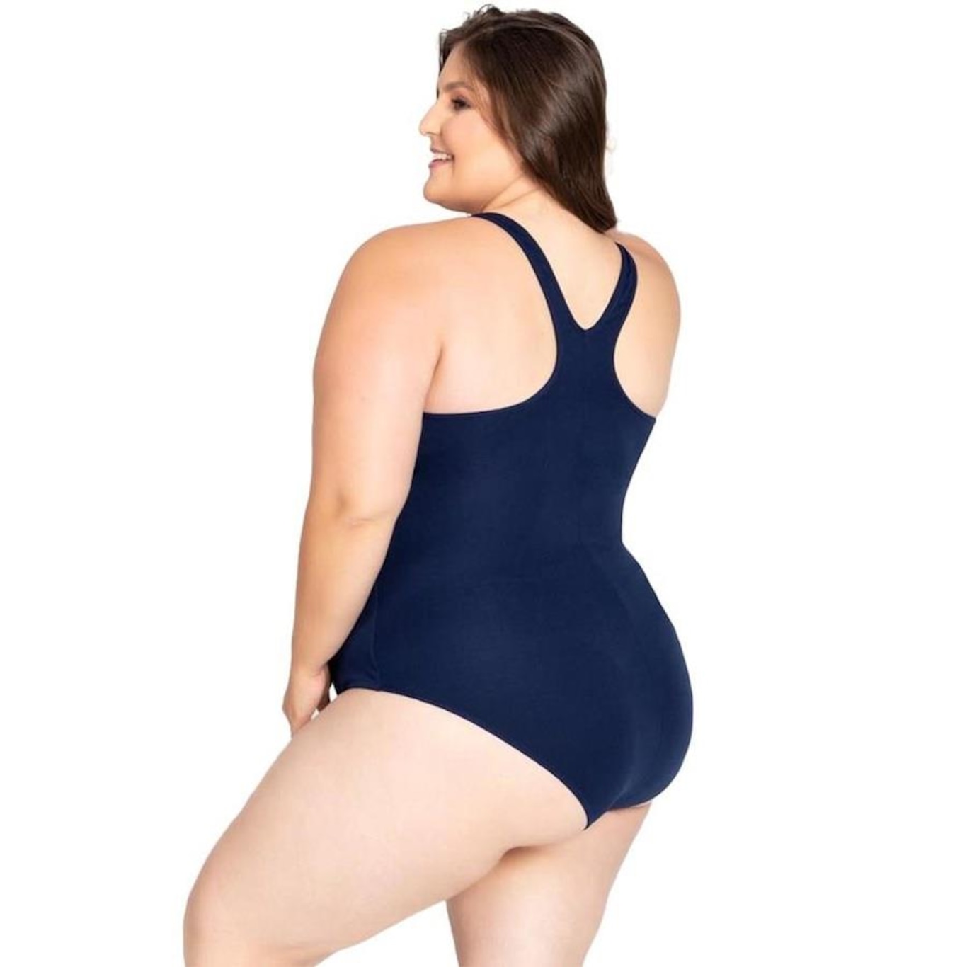 Maiô Trinys Helanca 183 Costas Nadador Plus Size - Adulto - Foto 2