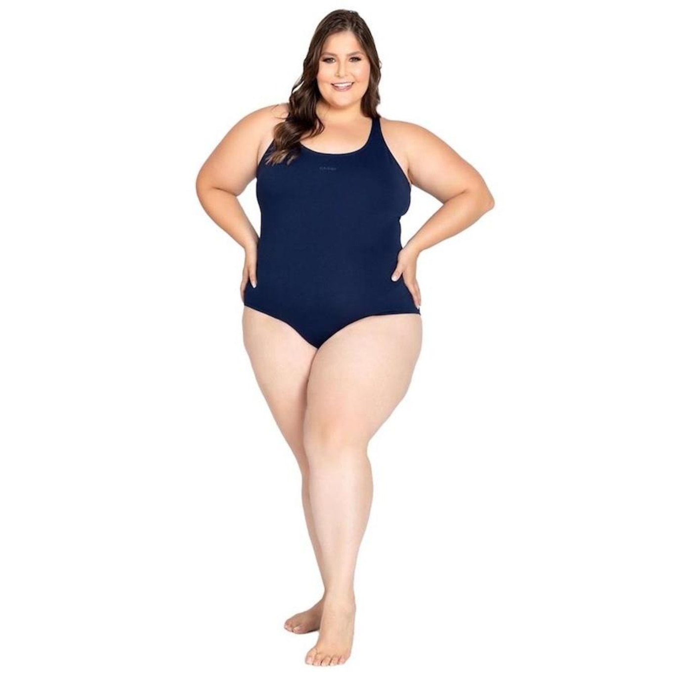 Maiô Trinys Helanca 183 Costas Nadador Plus Size - Adulto - Foto 3