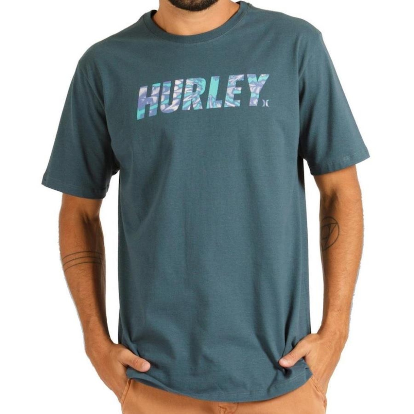 Camiseta Hurley Silk Hypnosis - Masculina - Foto 1