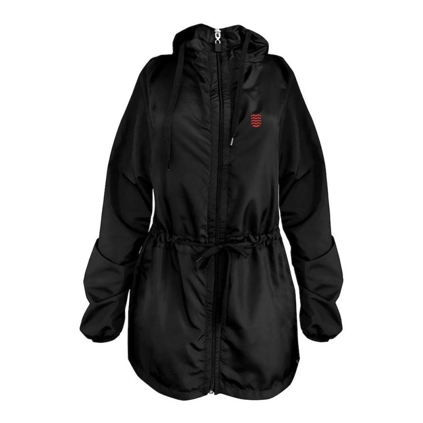 Jaqueta Parka Corta Vento Web Surf Shop Light Icon Surf - Feminino - Foto 1