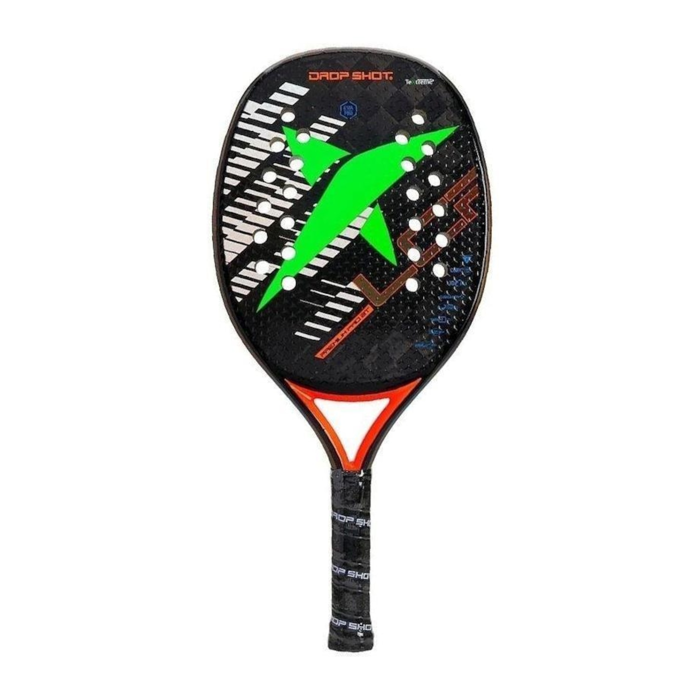 Raquete de Beach Tennis Drop Shot Premium PRO Fibra Carbono - Foto 2