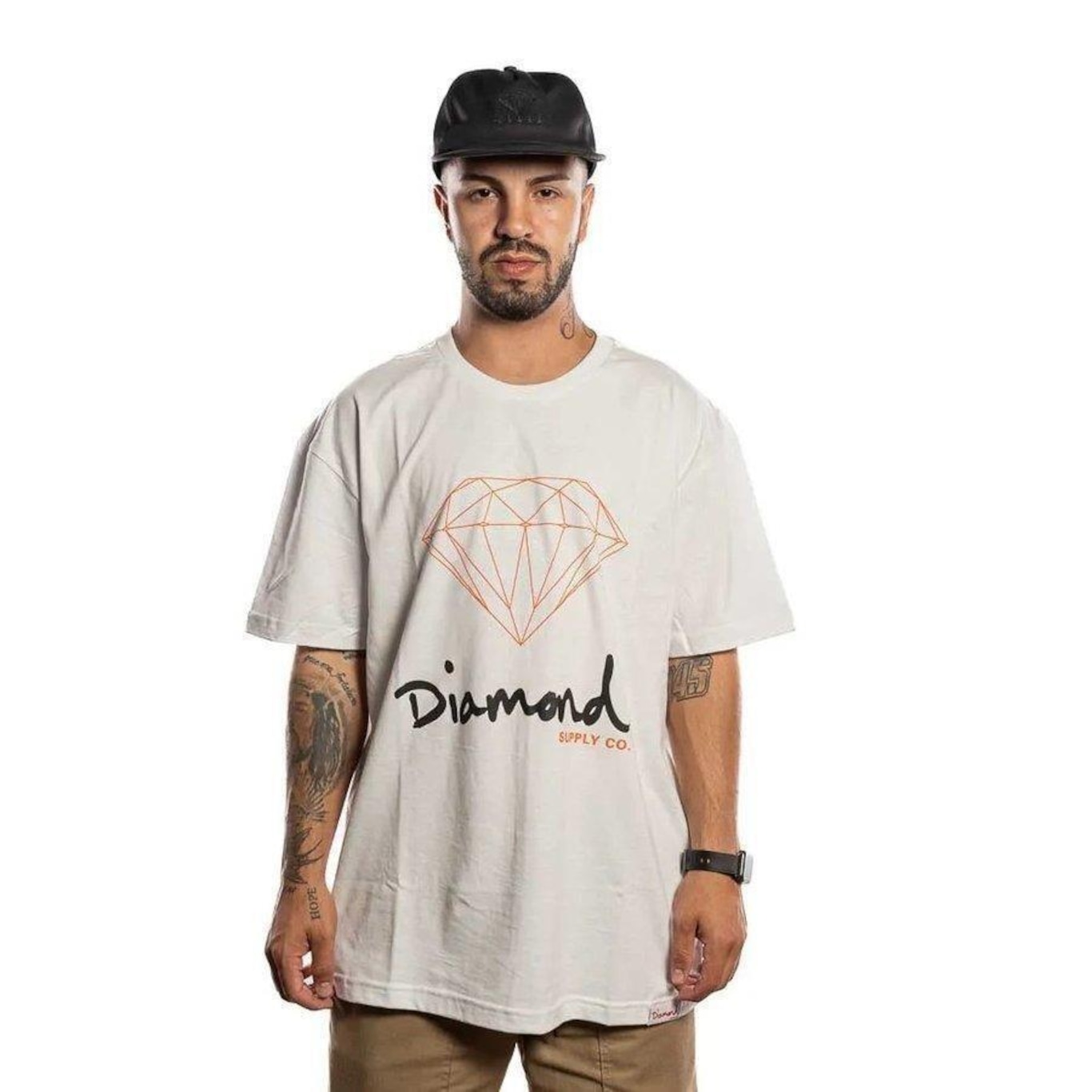 Camiseta Diamond Og Sign Tee - Masculina - Foto 1