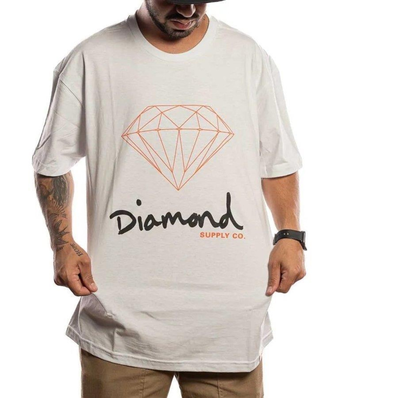 Camiseta Diamond Og Sign Tee - Masculina - Foto 2