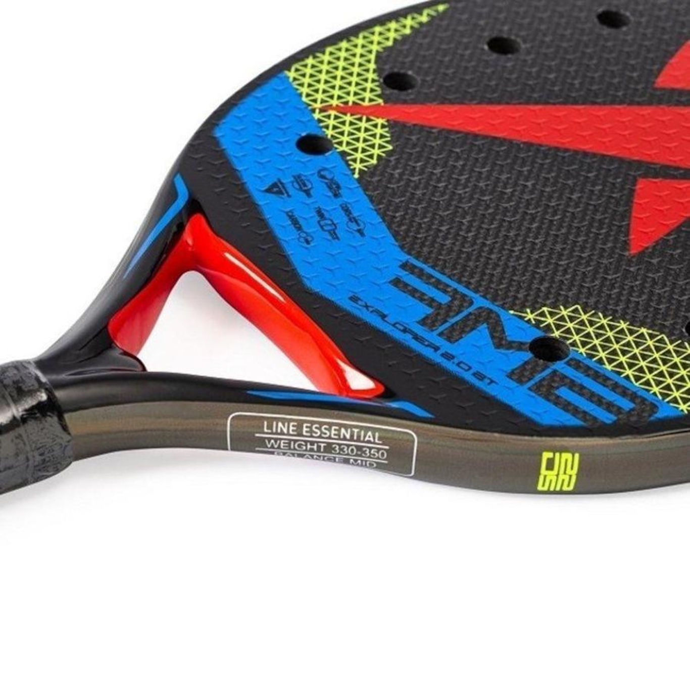 Raquete de Beach Tennis Drop Shot Explorer 2.0 Carbono 3K - Foto 5