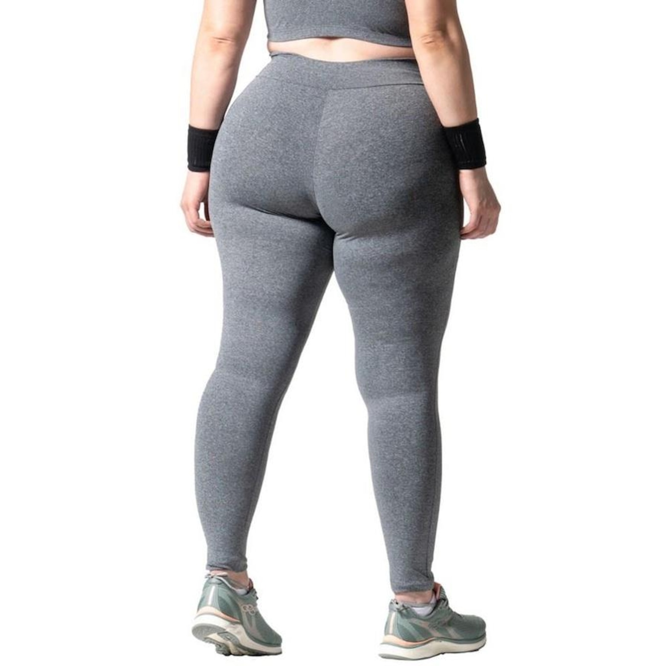 Calça Legging Selene Básica Fitness Plus Size - Feminina - Foto 2