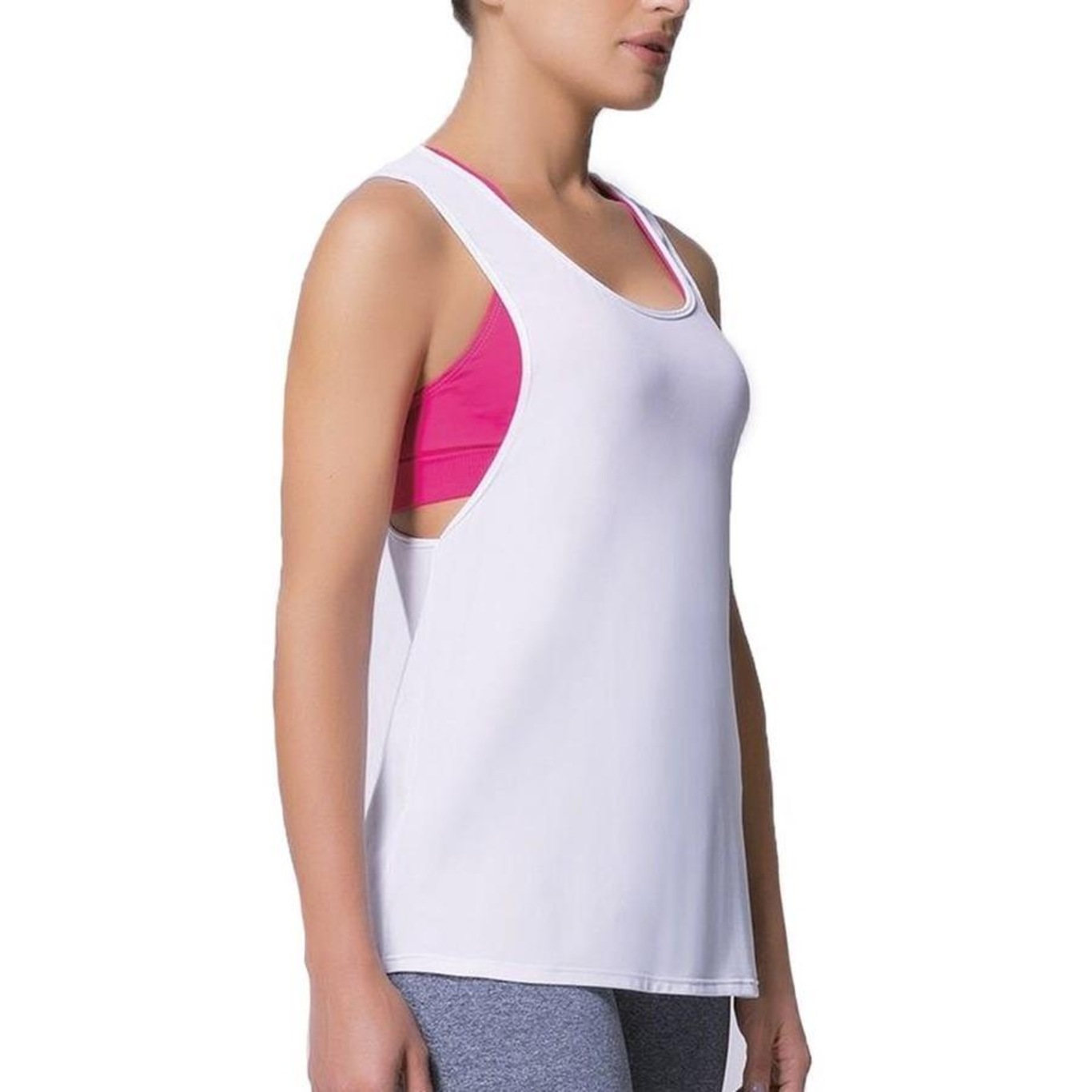 Camiseta Regata Selene Cavada - Feminina - Foto 1