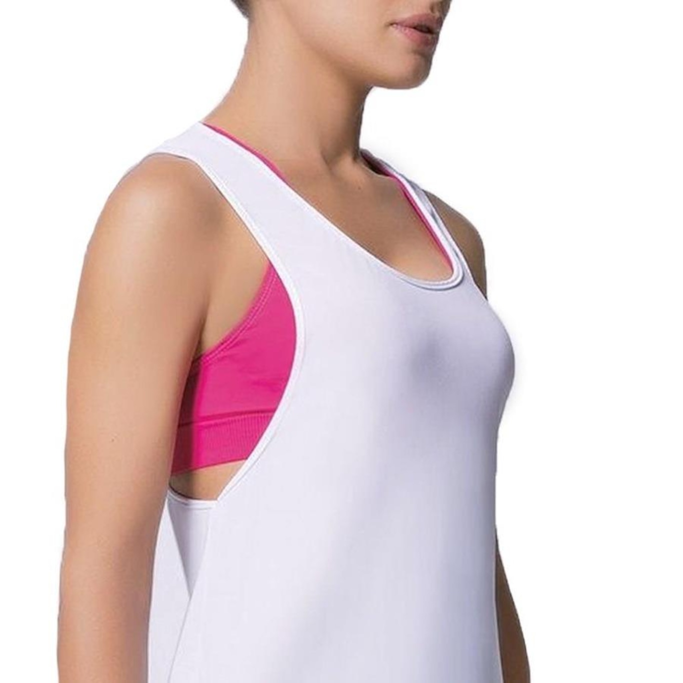 Camiseta Regata Selene Cavada - Feminina - Foto 2