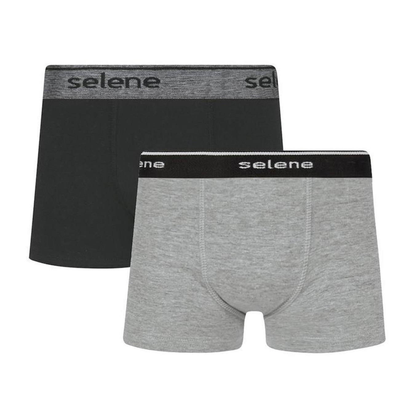 Kit de Cuecas Boxer Selene Algodão - 2 Unidades - Infantil - Foto 3