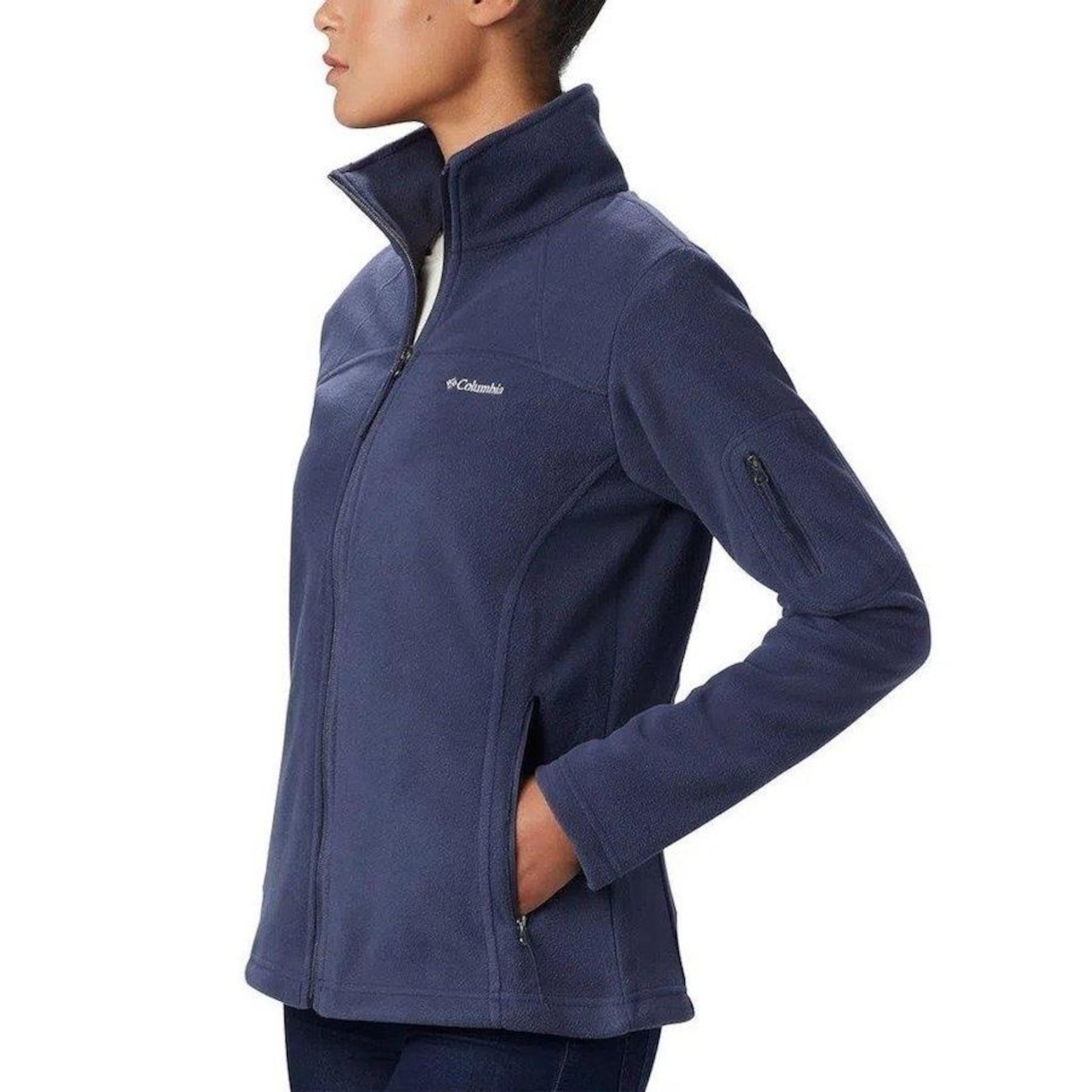 Jaqueta Fleece com Capuz Columbia Fast Trek II - Feminina - Foto 2