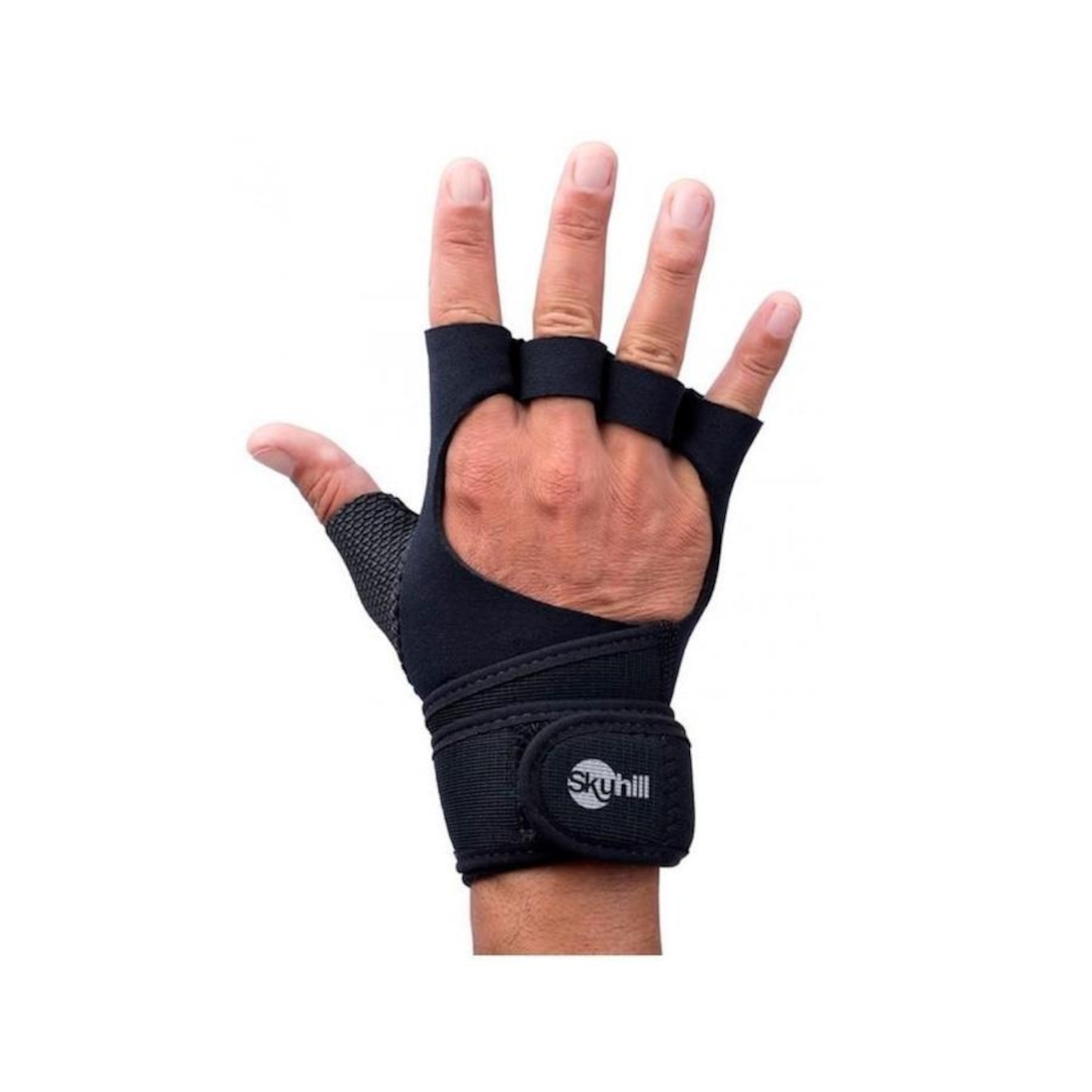 Luva Neoprene com Munhequeira Skyhill Cross Luva Palmar - Foto 3