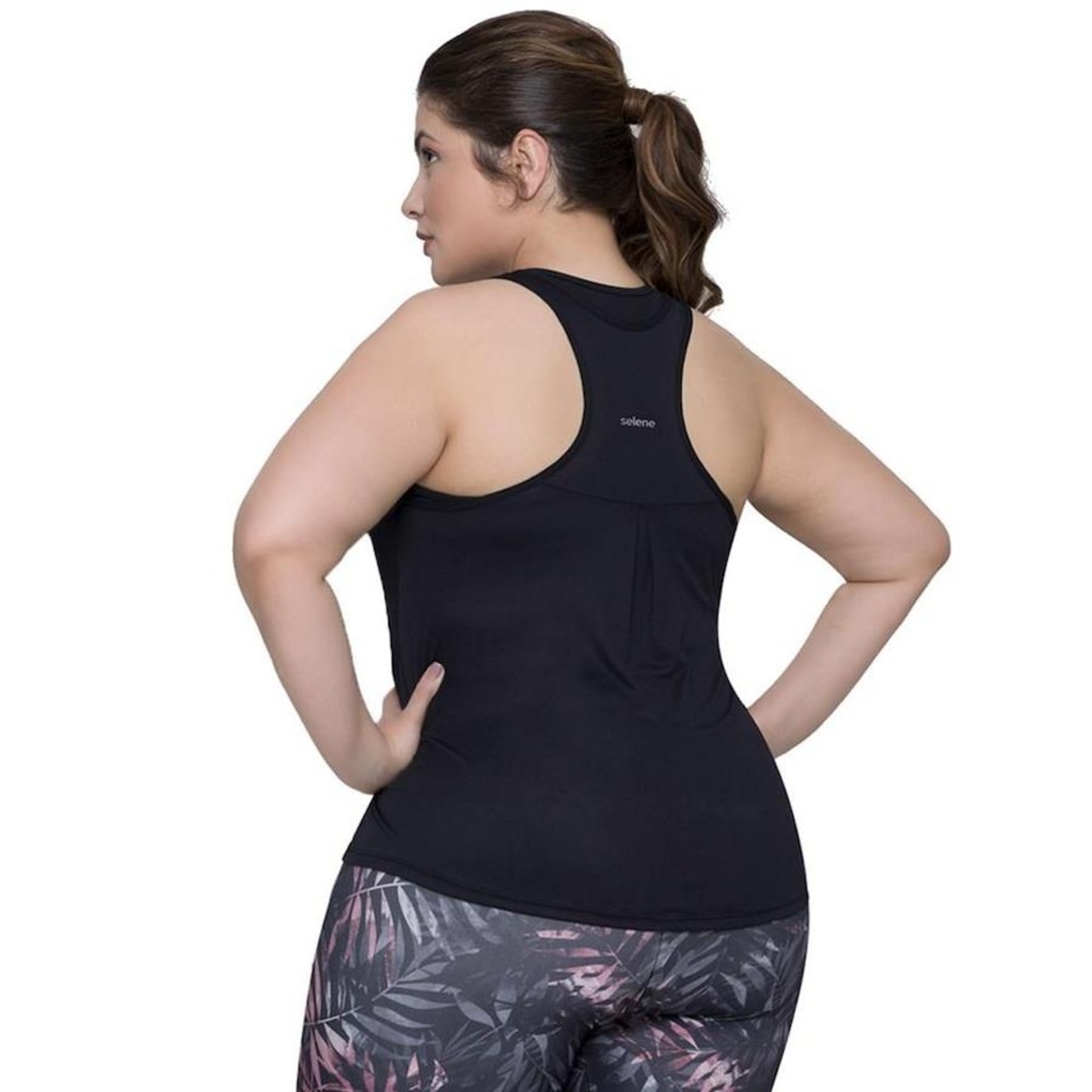 Camiseta Regata Selene Fitness Plus Size - Feminina - Foto 2