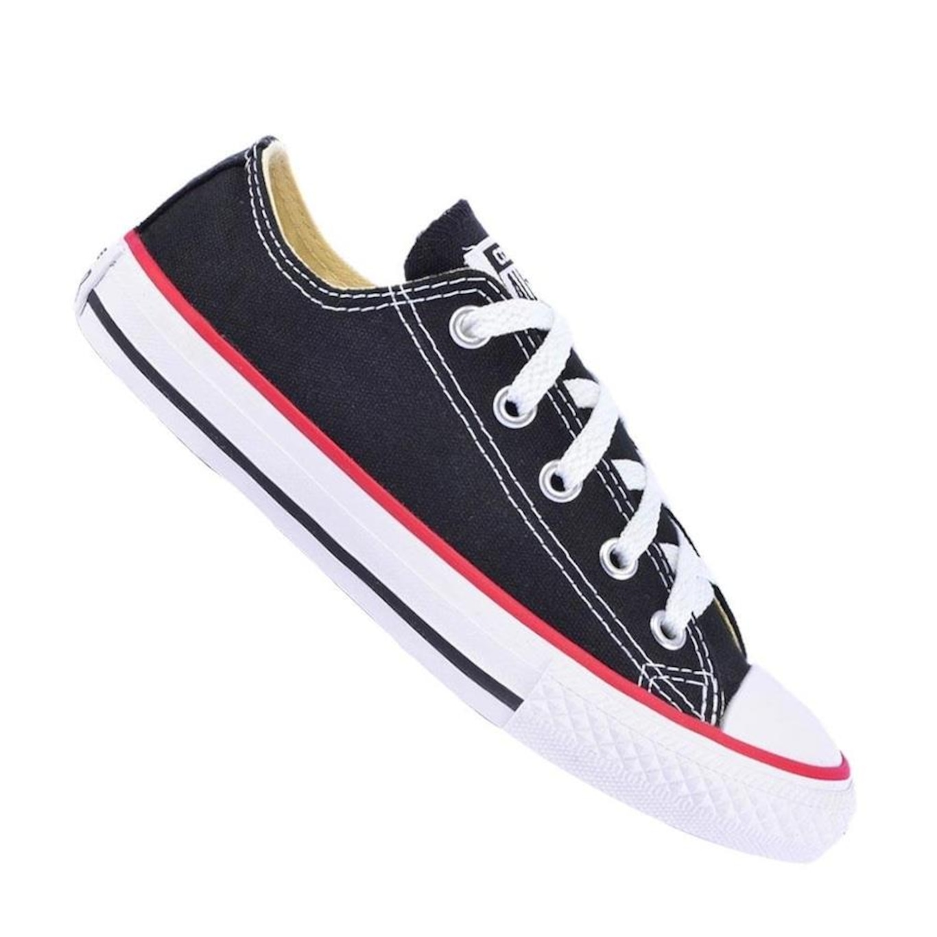 Tênis All Star CK00020007 Infantil Preto Vermelho Branco