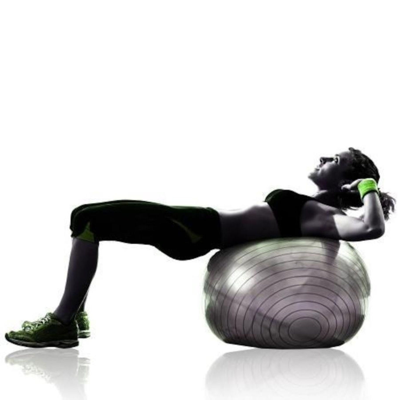 Bola Suiça Pilates Yoga Abdominal Ball 65cm com Bomba MBFit - Foto 3