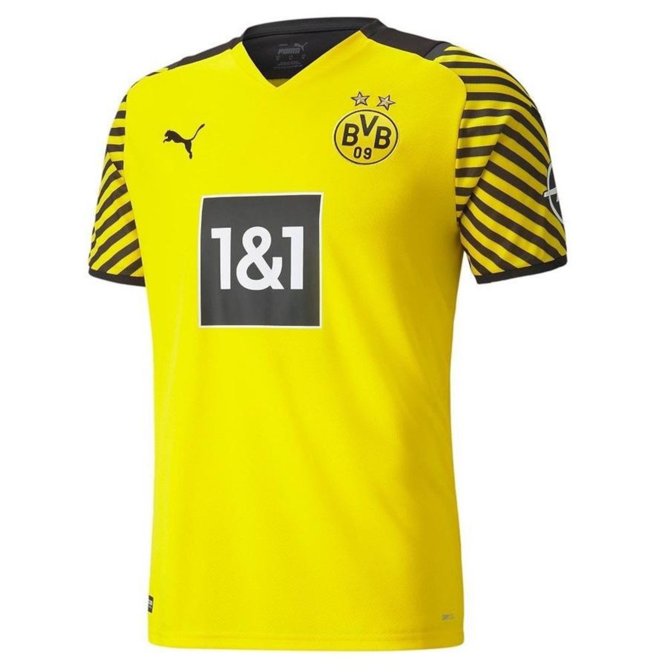 Camisa Borussia Dortmund I 21/22 Puma - Masculina - Foto 1