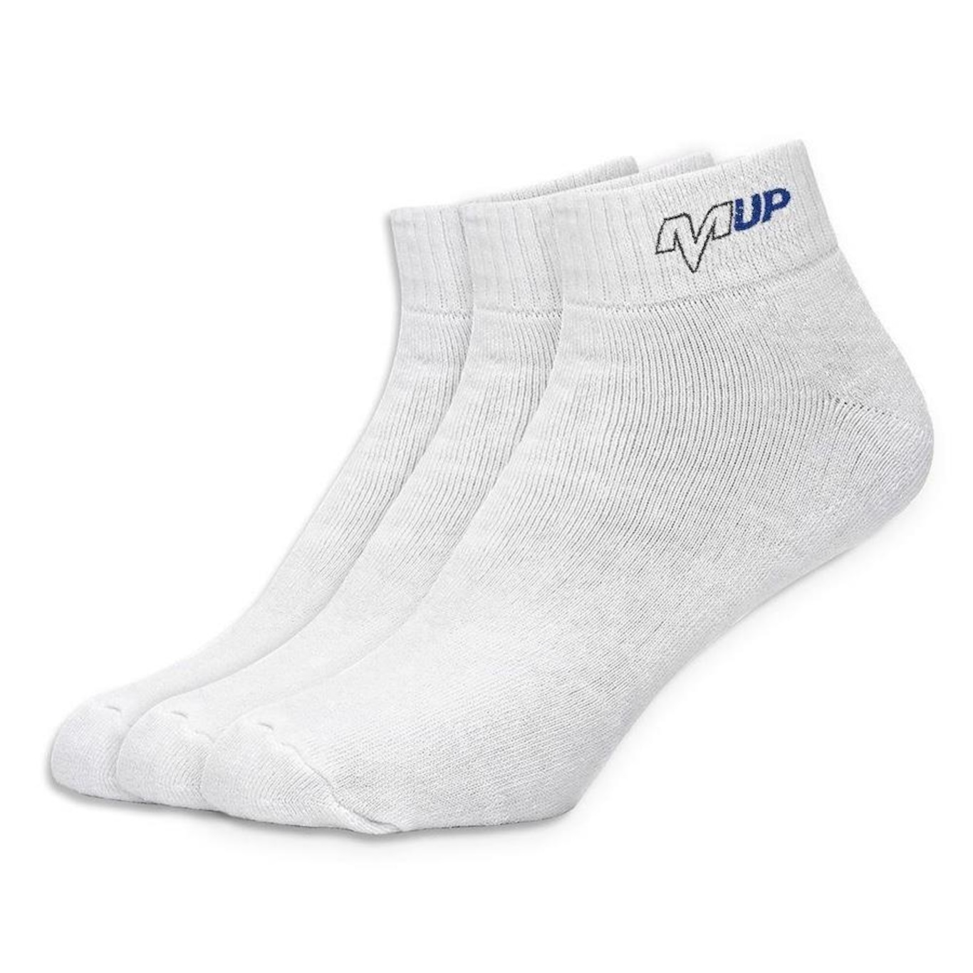 Meia MUP Cano Curto - 3 Pares - Masculina - Foto 1