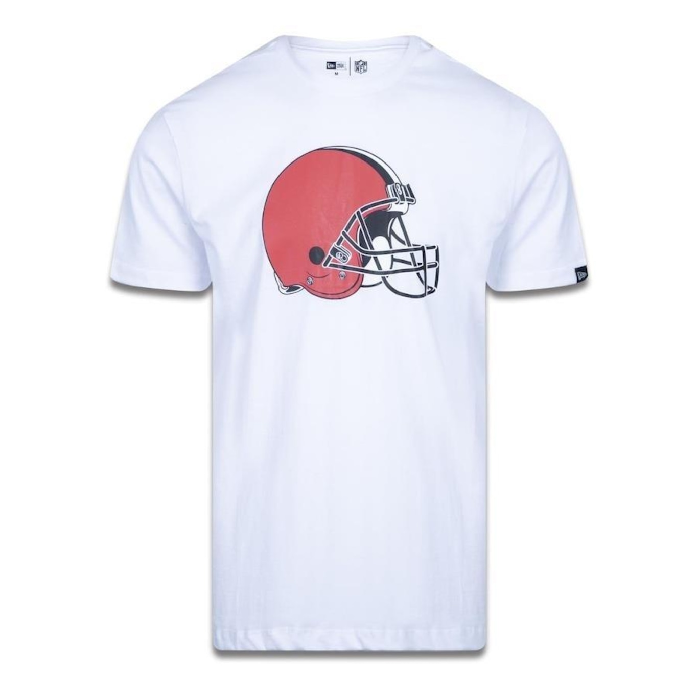 Camiseta New Era Plus Size Regular Manga Curta Cleveland Browns - Masculino - Foto 1