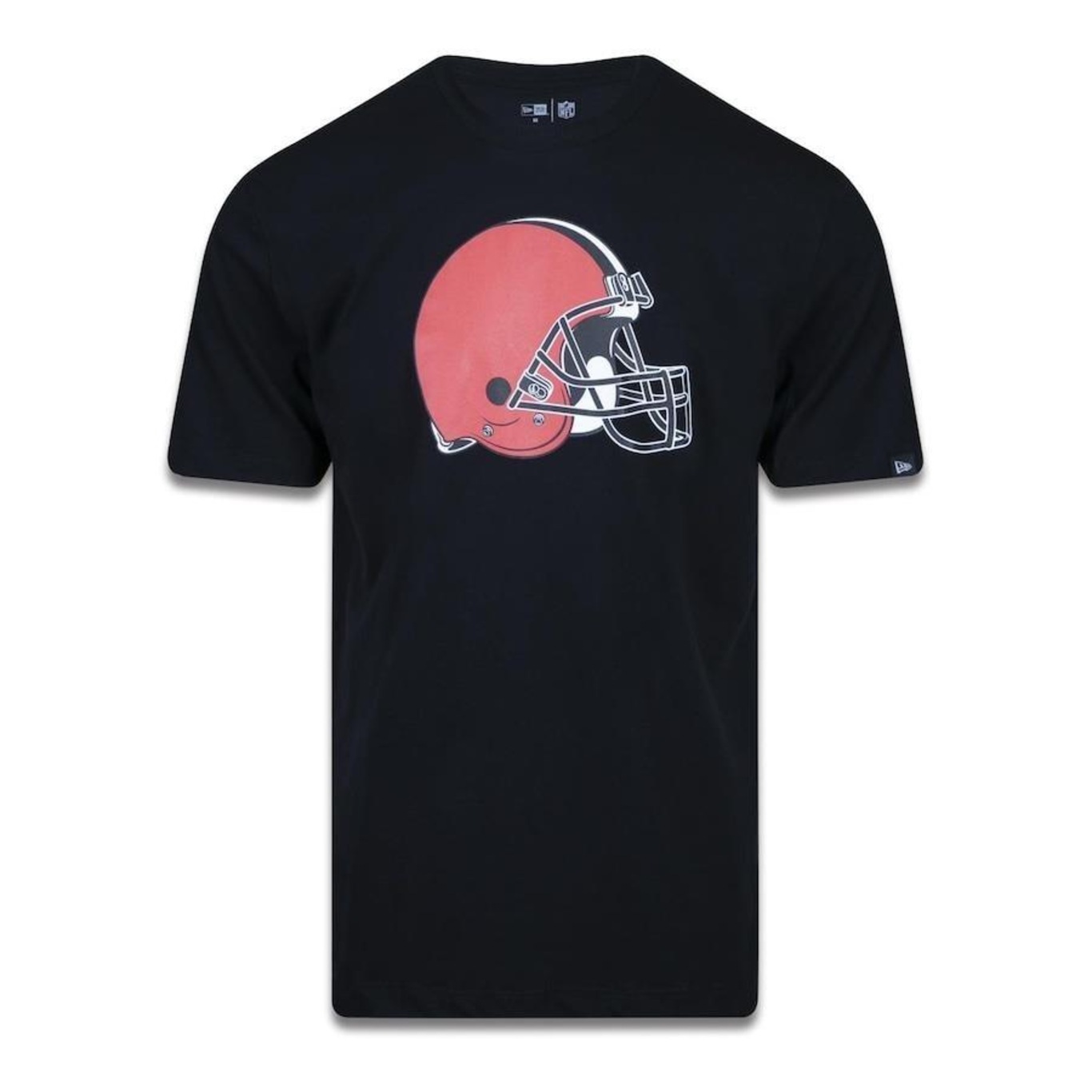 Camiseta New Era Plus Size Regular Manga Curta Cleveland Browns - Masculino - Foto 1