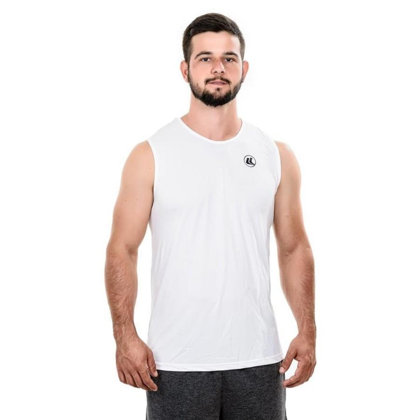 Camiseta Regata Esporte Legal Solutio UV45 - Masculino - Foto 1