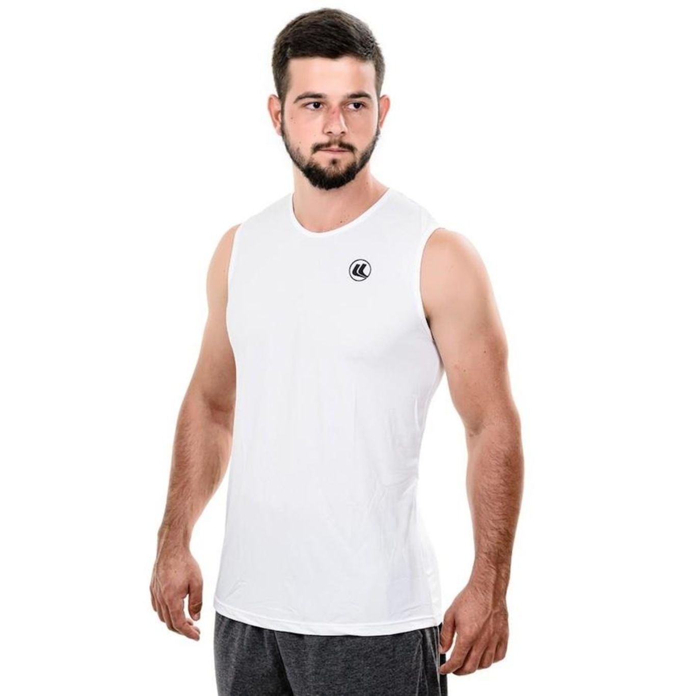 Camiseta Regata Esporte Legal Solutio UV45 - Masculino - Foto 4