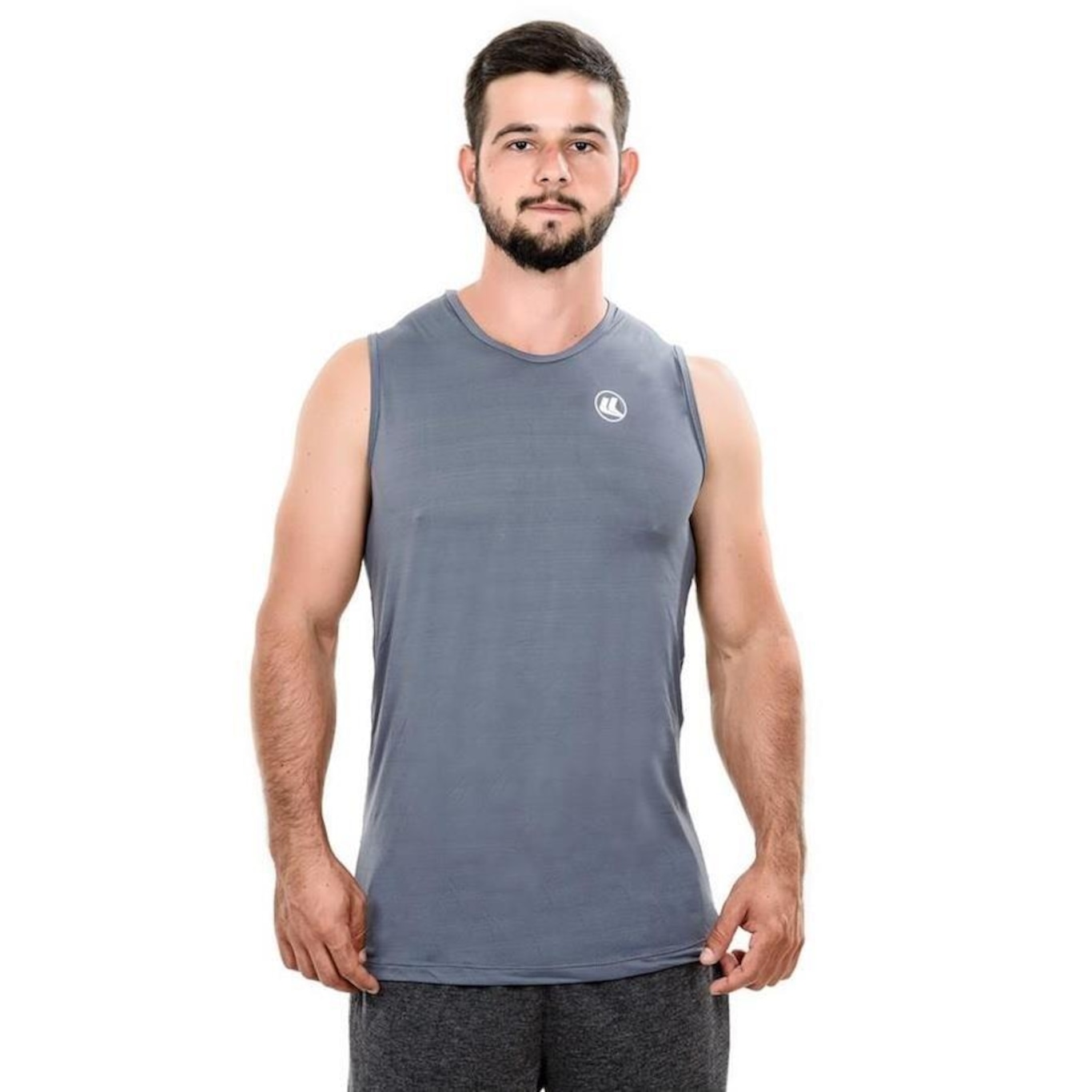 Camiseta Regata Esporte Legal Solutio UV45 - Masculino - Foto 1