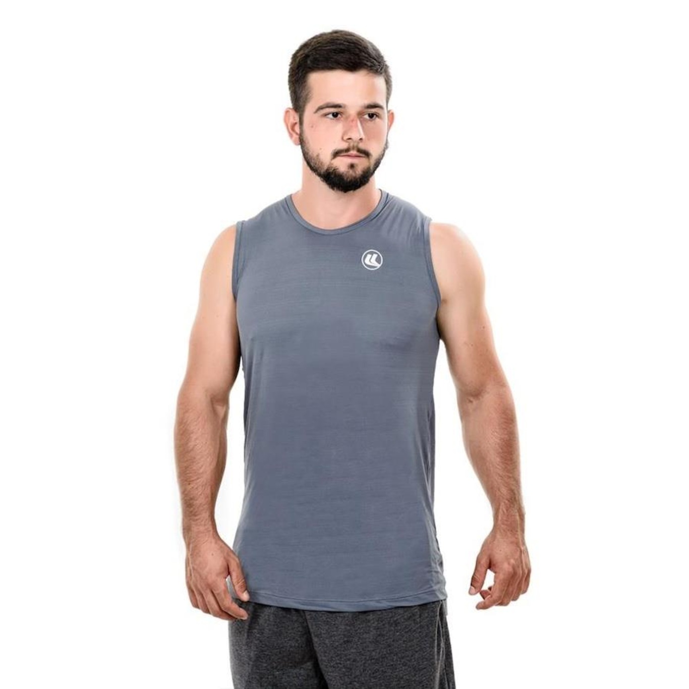 Camiseta Regata Esporte Legal Solutio UV45 - Masculino - Foto 4