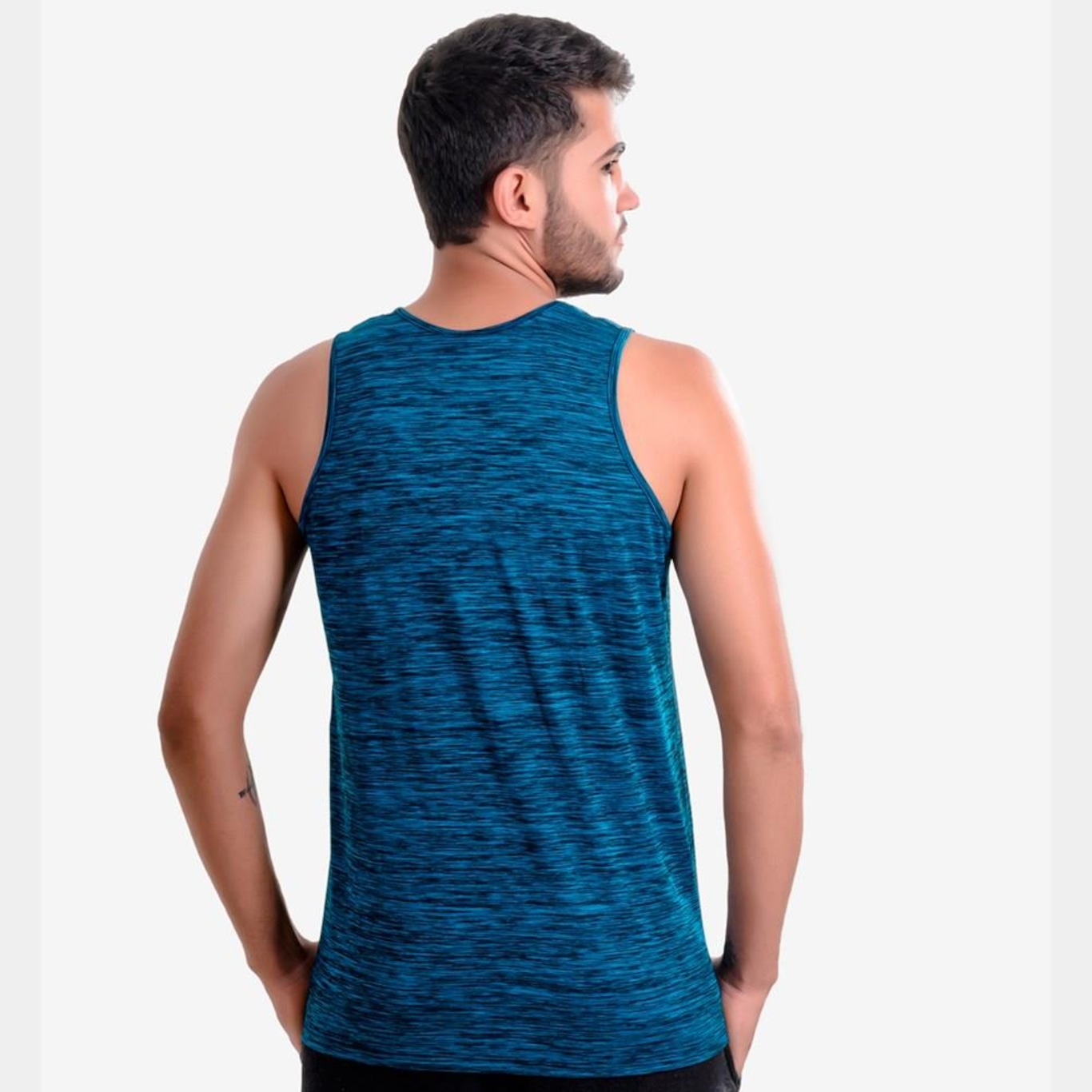 Camiseta Regata Esporte Legal UV45 Poliamida Plank - Masculina - Foto 4