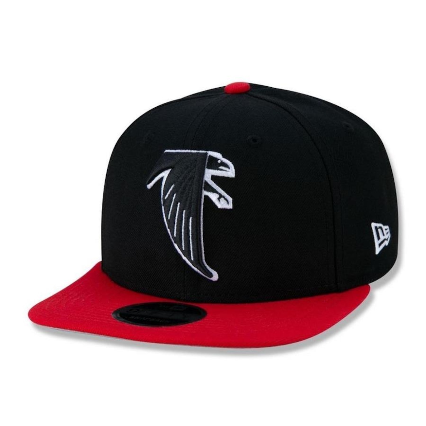 Boné Aba Curva New Era Atlanta Falcons 950 Classic Team NFL Aba Reta - Snapback - Adulto - Foto 1