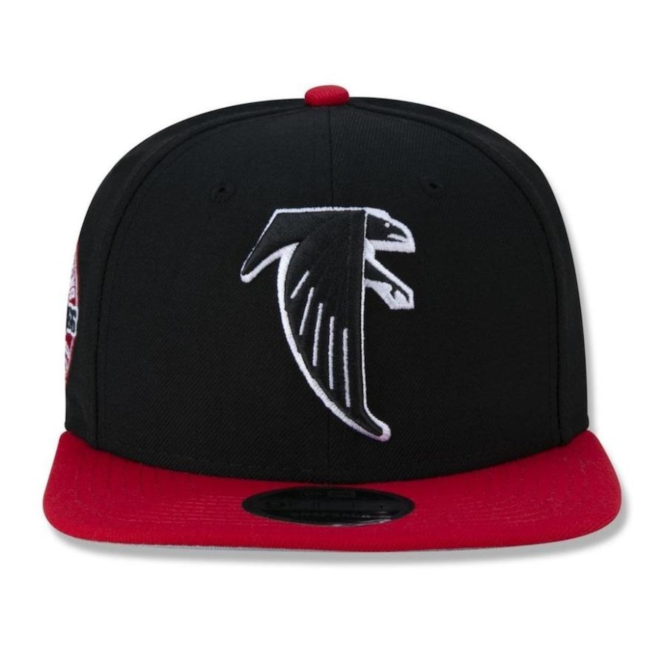 Boné Aba Curva New Era Atlanta Falcons 950 Classic Team NFL Aba Reta - Snapback - Adulto - Foto 3