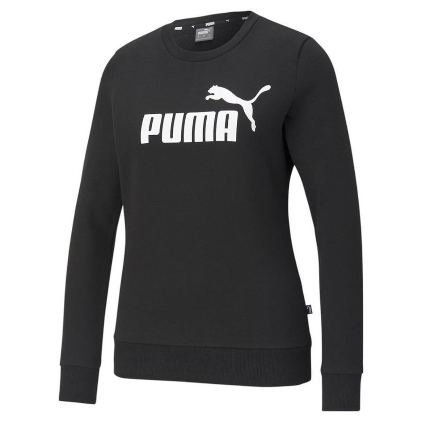 Blusão Puma Feminino Essentials Logo Crew FL - Foto 1