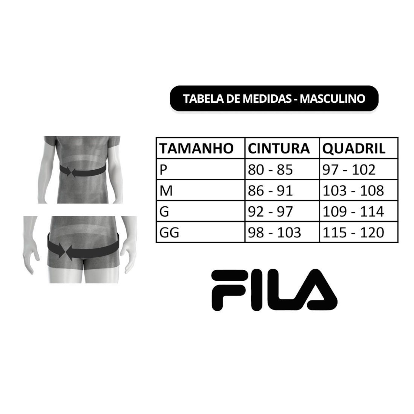 Sunga Fila Logo II - Masculina - Foto 5