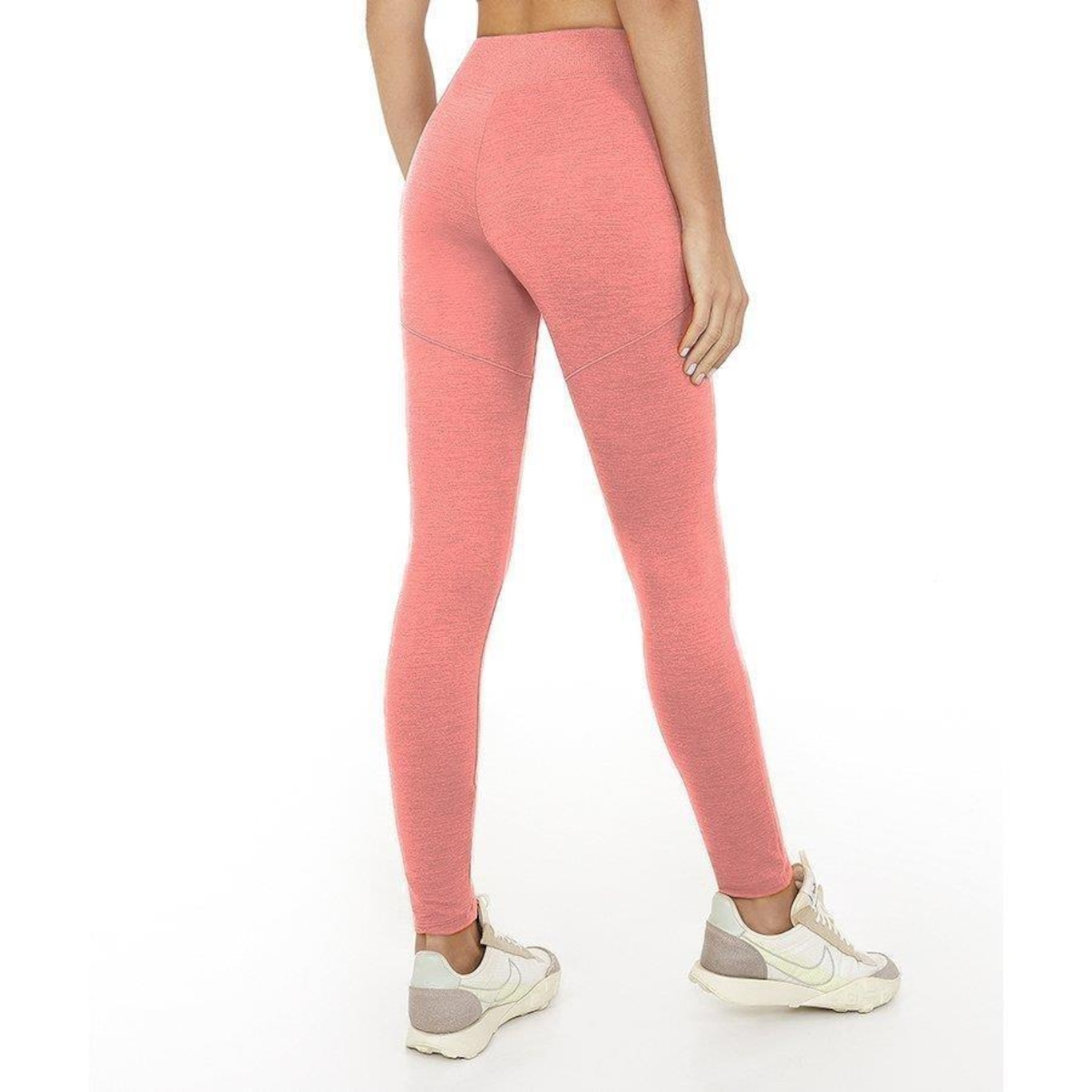 Calça Legging Alto Giro Melange - Feminina - Foto 2