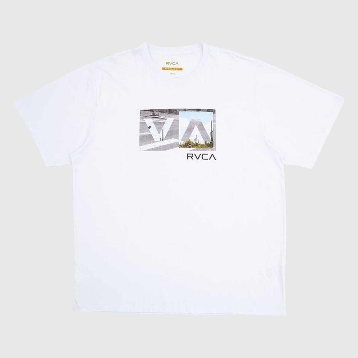 Camiseta RVCA Balance Box Plus Size - Masculina - Foto 1