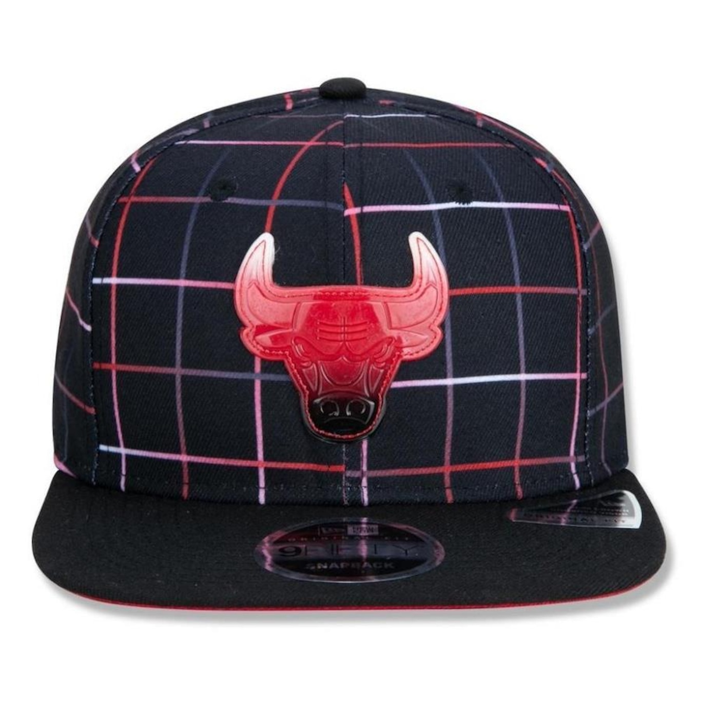 Boné Aba Reta New Era Chicago Bulls NBA 950 Have Fun Tile - Snapback - Adulto - Foto 3