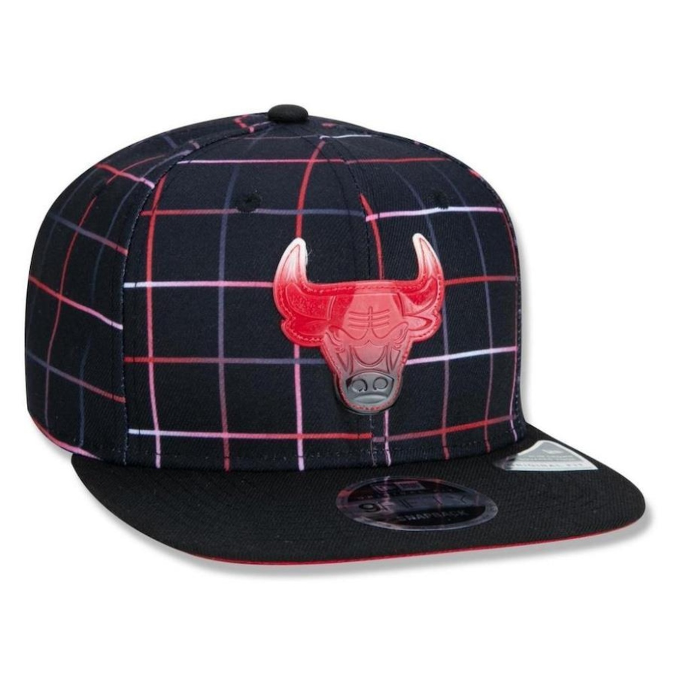 Boné Aba Reta New Era Chicago Bulls NBA 950 Have Fun Tile - Snapback - Adulto - Foto 4