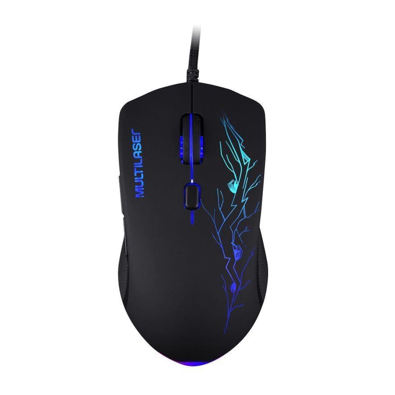 Mouse Gamer Multilaser 3200DPI com 6 Botões Led MO276 - Foto 1