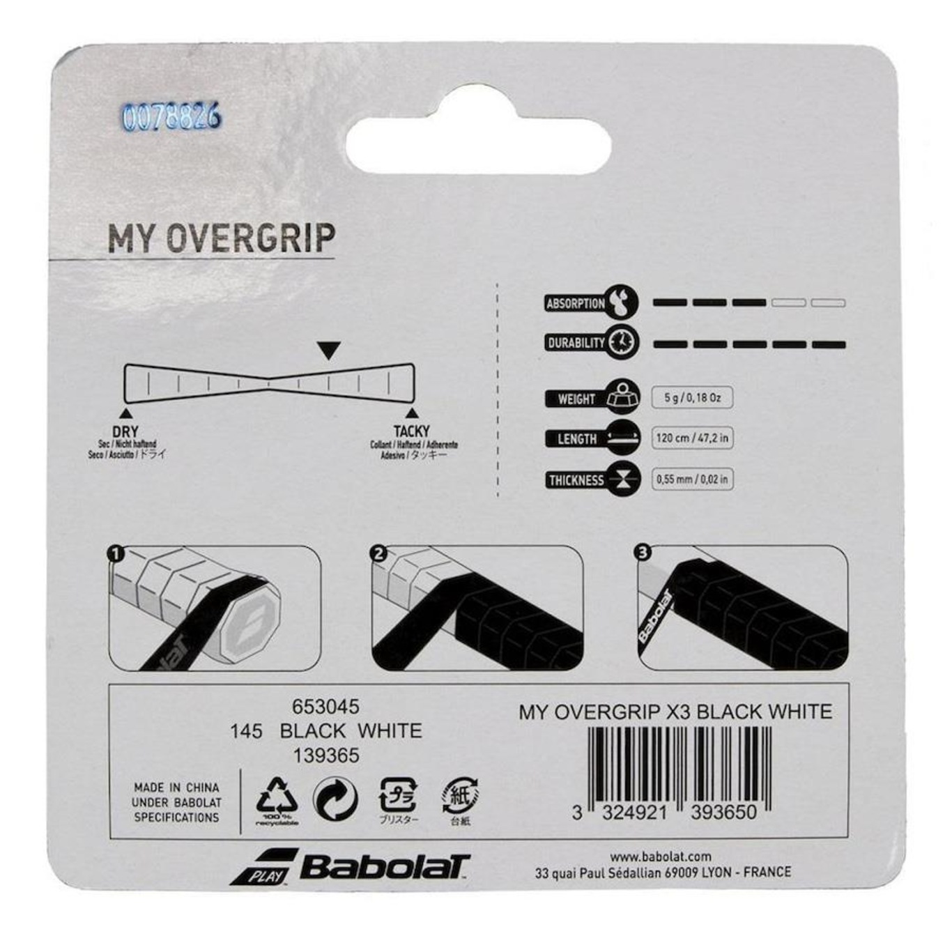 Overgrip Babolat My Grip X3 Centauro