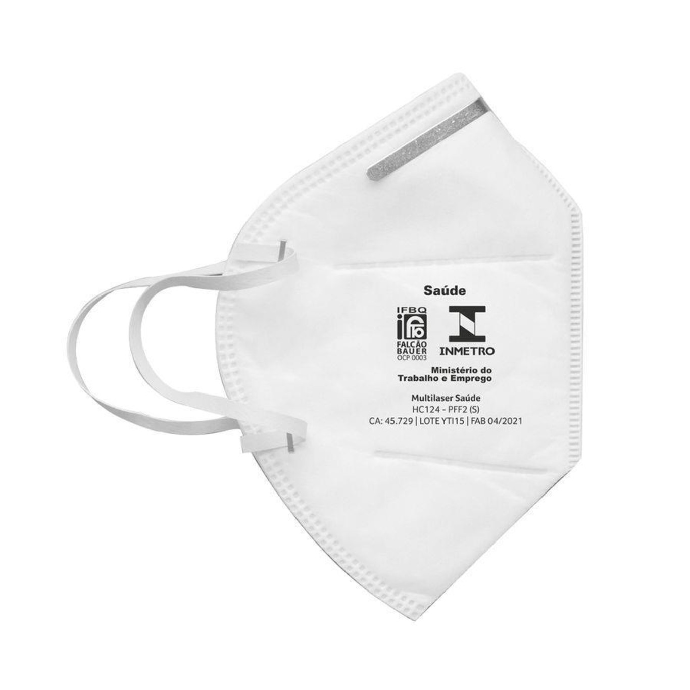 Máscara KN95 Multilaser PFF2(S) Adulto Centauro