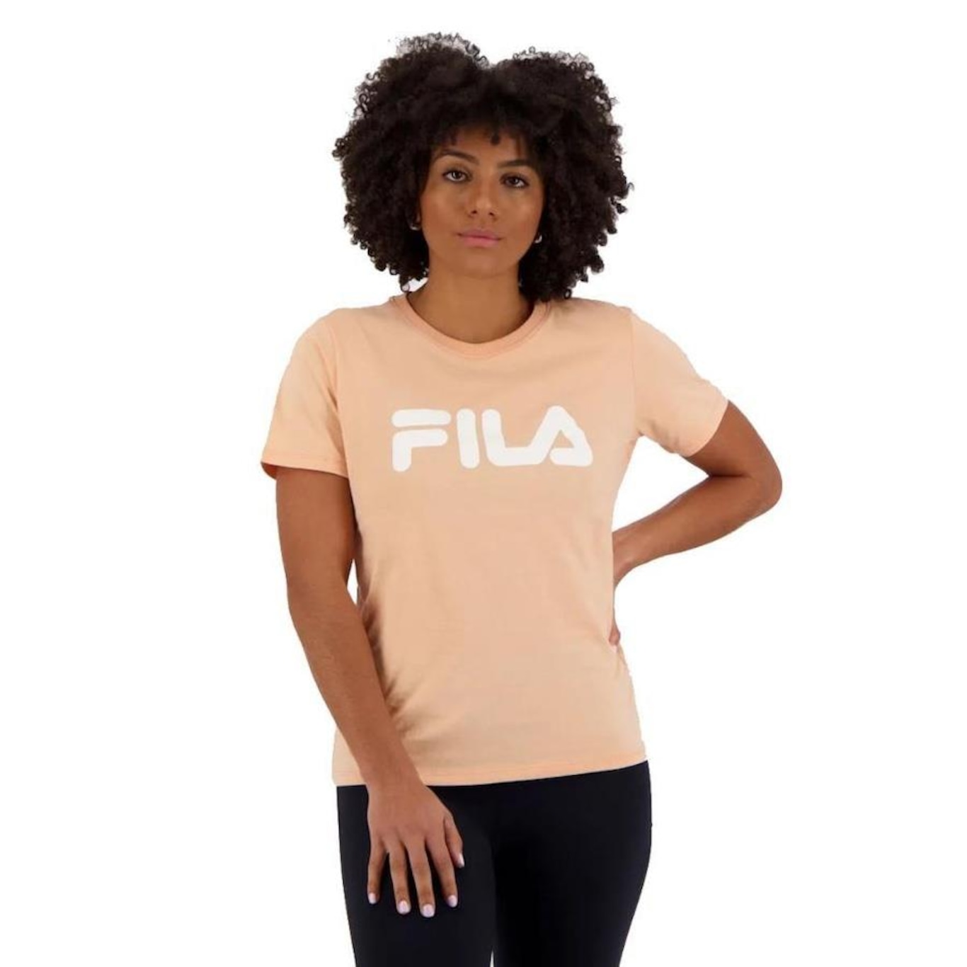 Camiseta Fila Basic Letter - Feminina - Foto 1