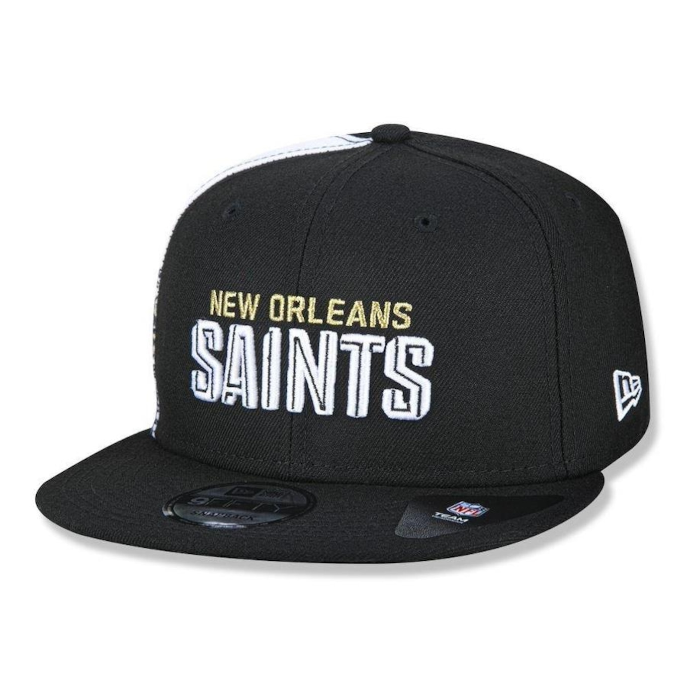 Boné Aba Reta New Era New Orleans Saints 950 Draft Font - Snapback - Adulto - Foto 1