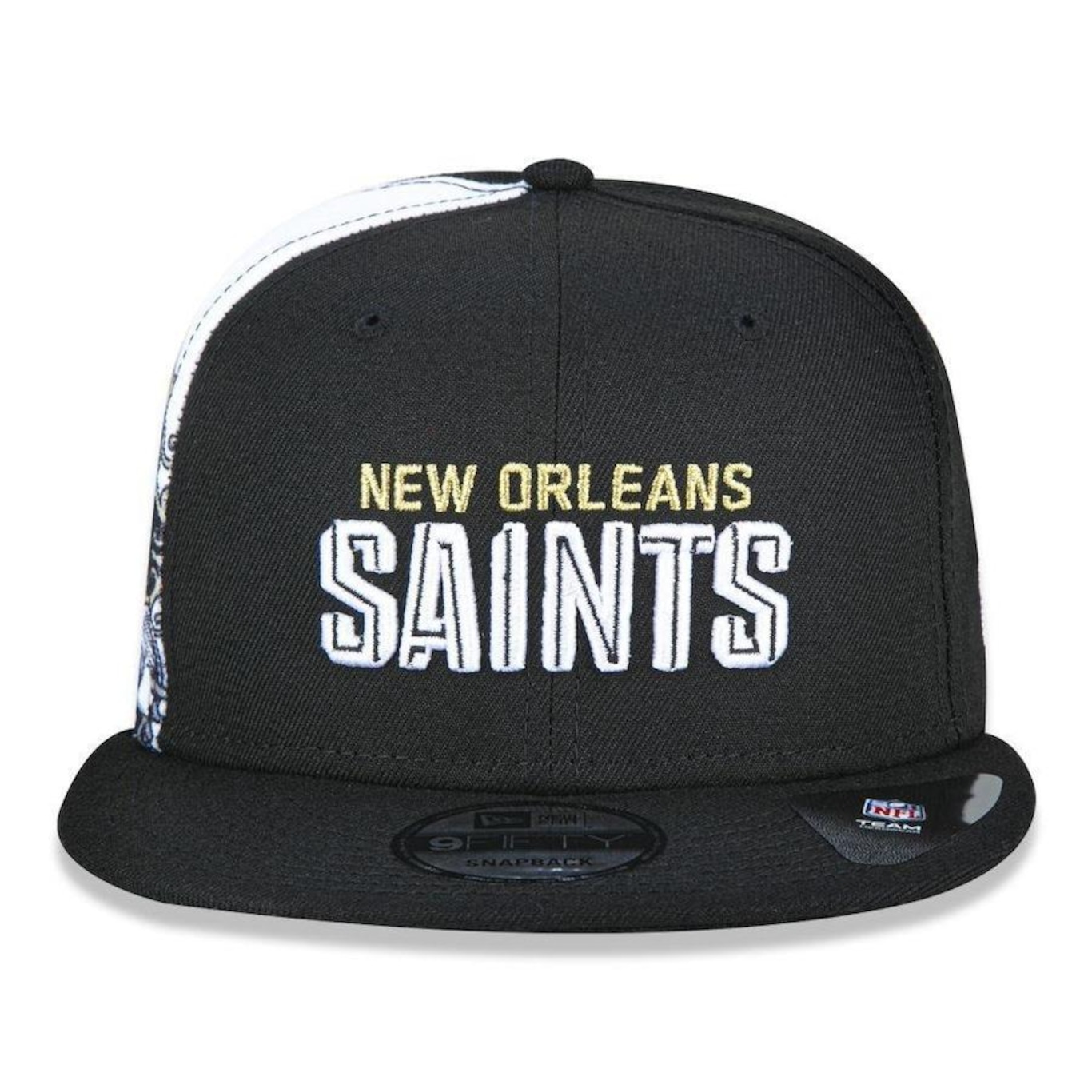 Boné Aba Reta New Era New Orleans Saints 950 Draft Font - Snapback - Adulto - Foto 4