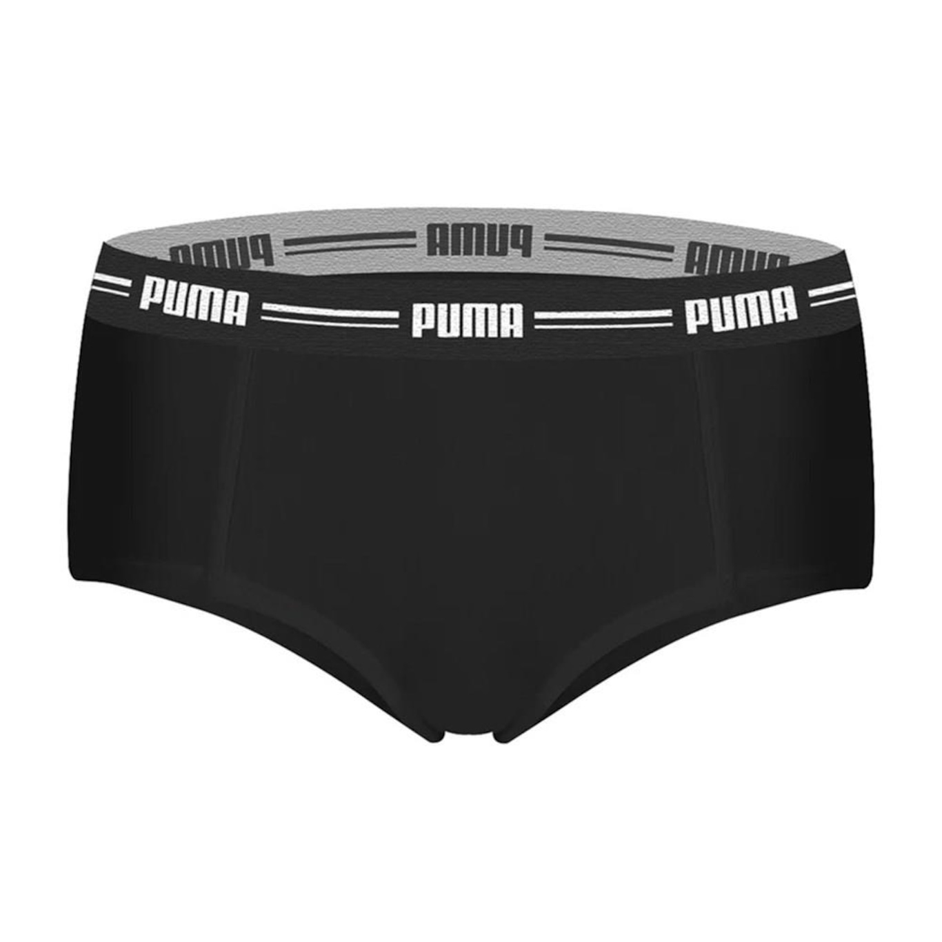 Kit de Calcinhas Puma Mini Boxer - Adulto - 3 Unds - Foto 2