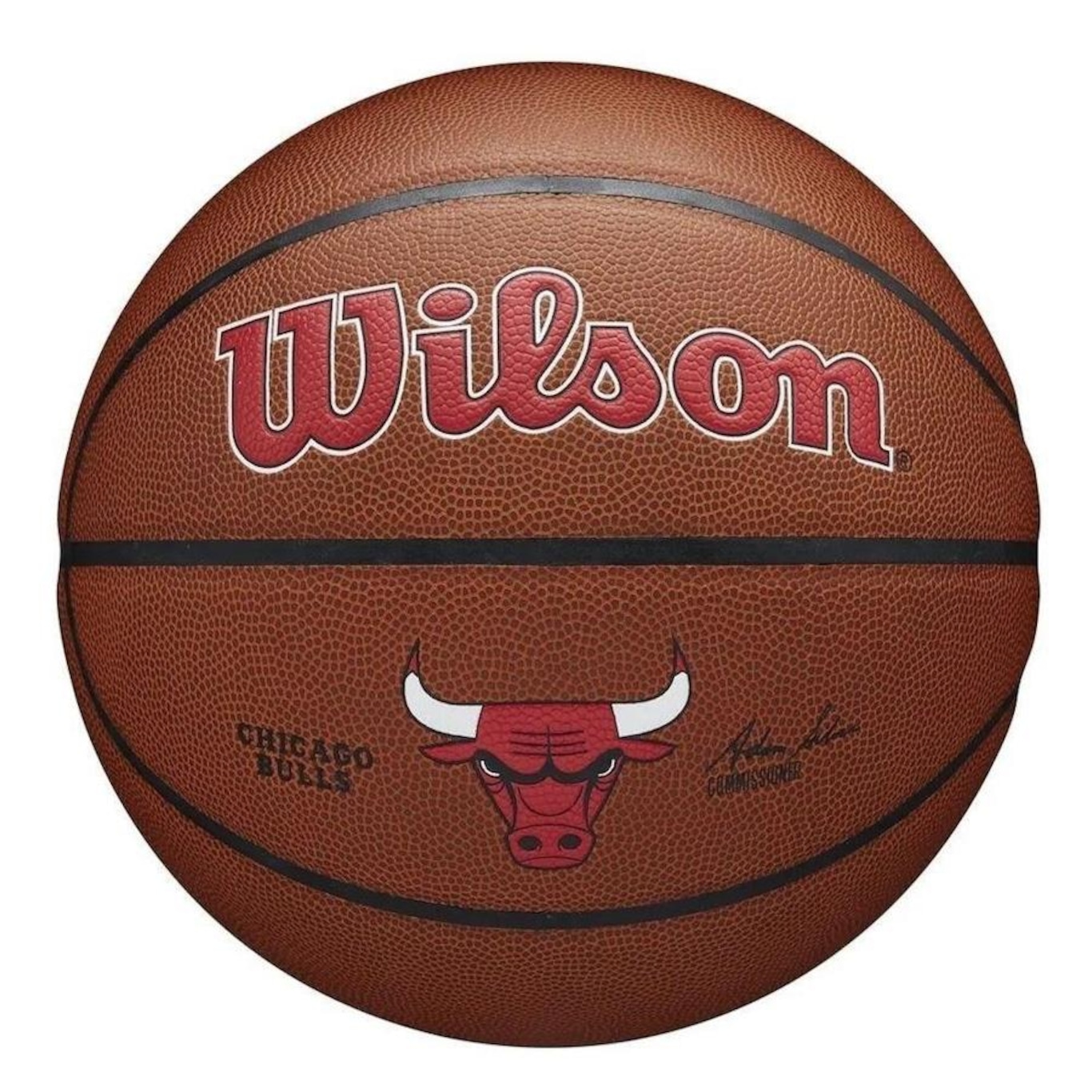 Bola de Basquete Wilson Chicago Bulls NBA Team Alliance 7 - Foto 1