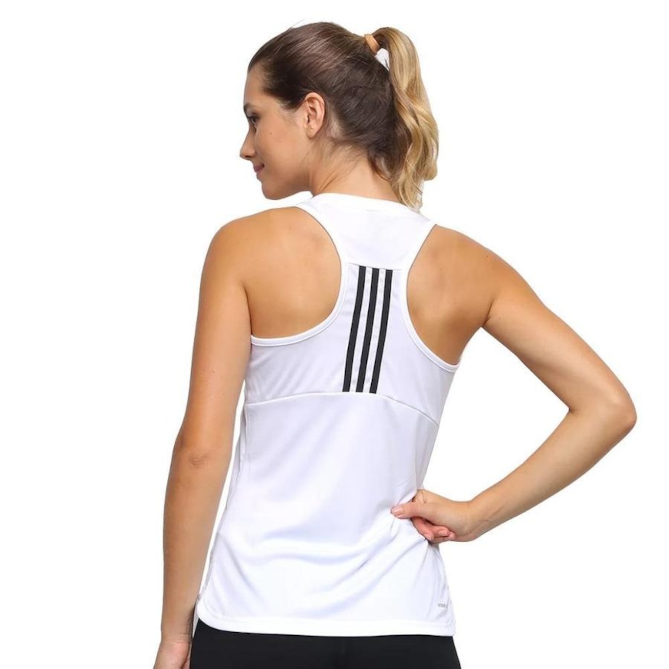 Camiseta Regata adidas 3 Stripes Tank - Feminina - Foto 2