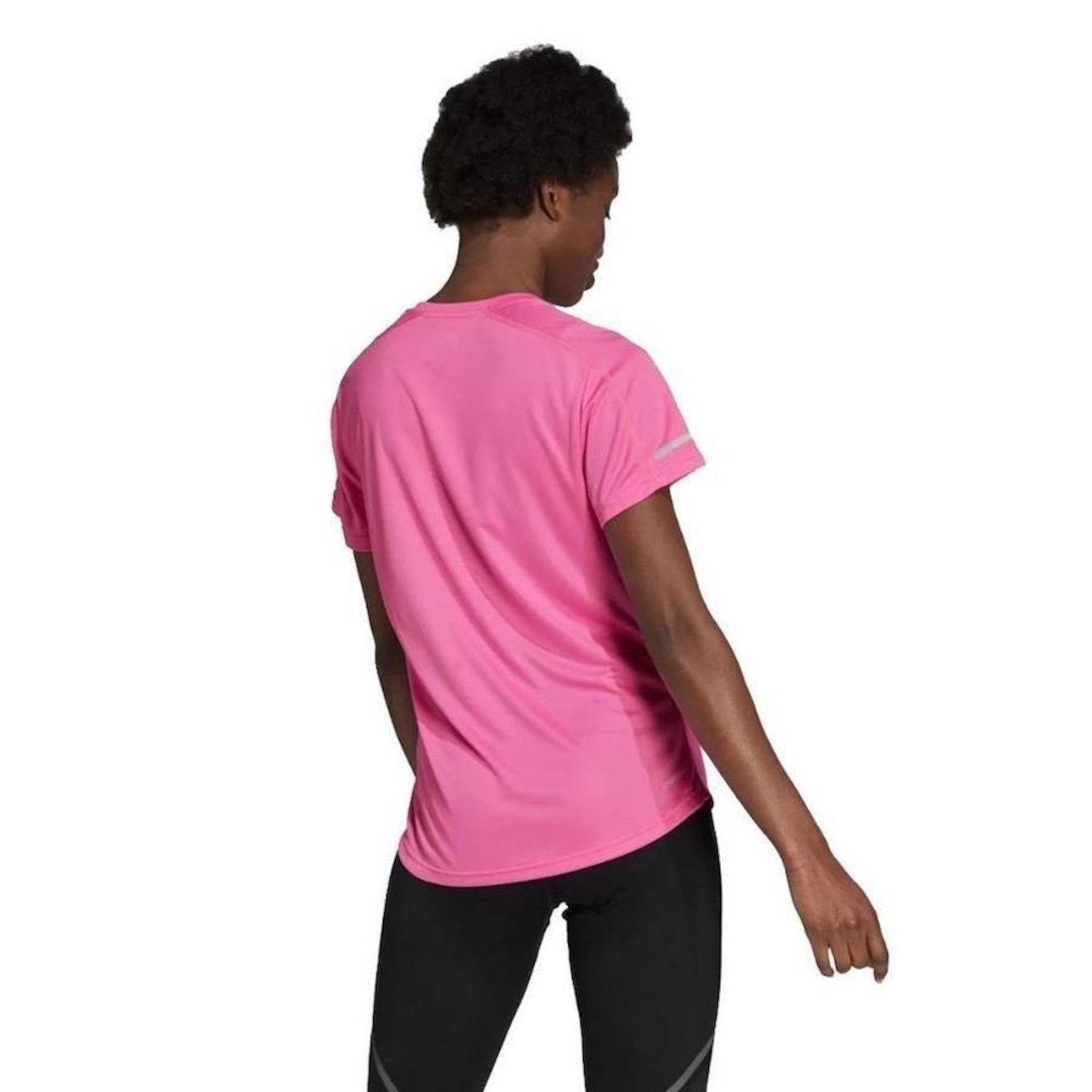 Camiseta adidas Run It Short Sleeve - Feminina - Foto 3