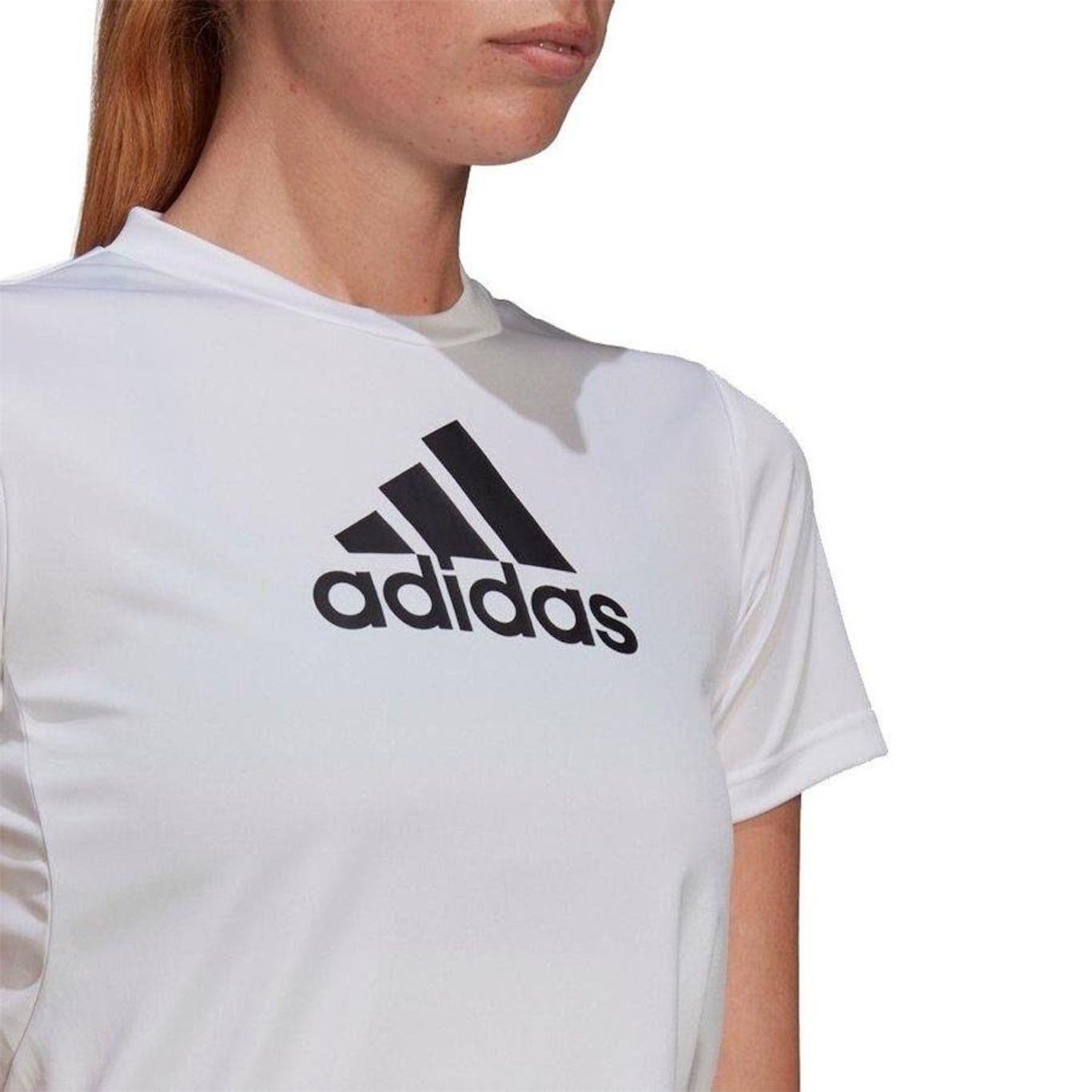 Camiseta Adidas Designed 2 Move Logo GL3821 - Feminina - Foto 4