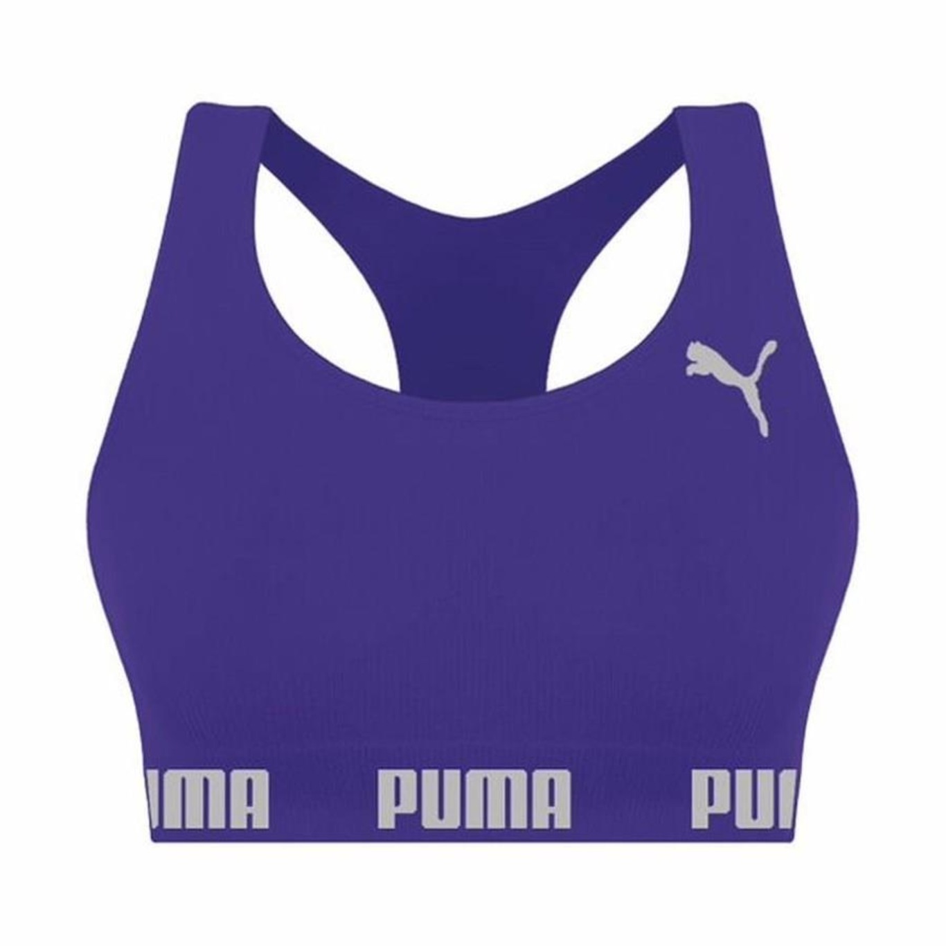 Kit Top Puma Nadador Sem Costura - Feminino - 2 Unidades - Foto 2