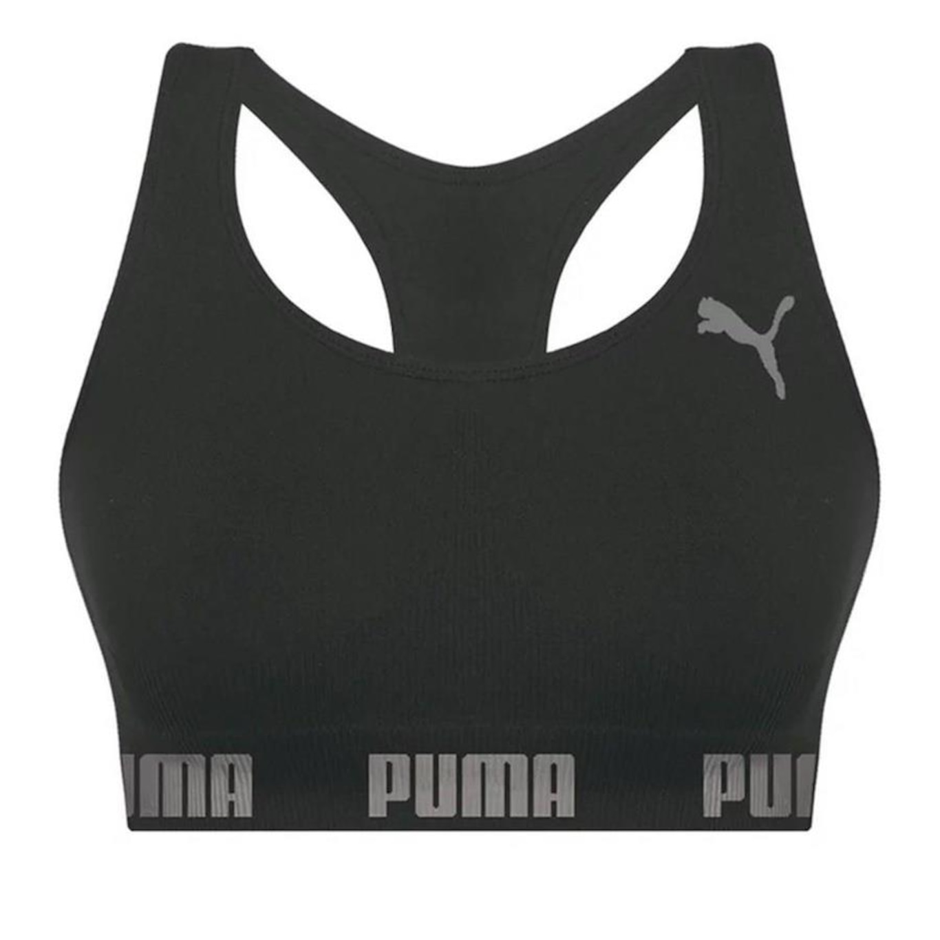 Kit Top Puma Nadador Sem Costura - Feminino - 2 Unidades - Foto 3